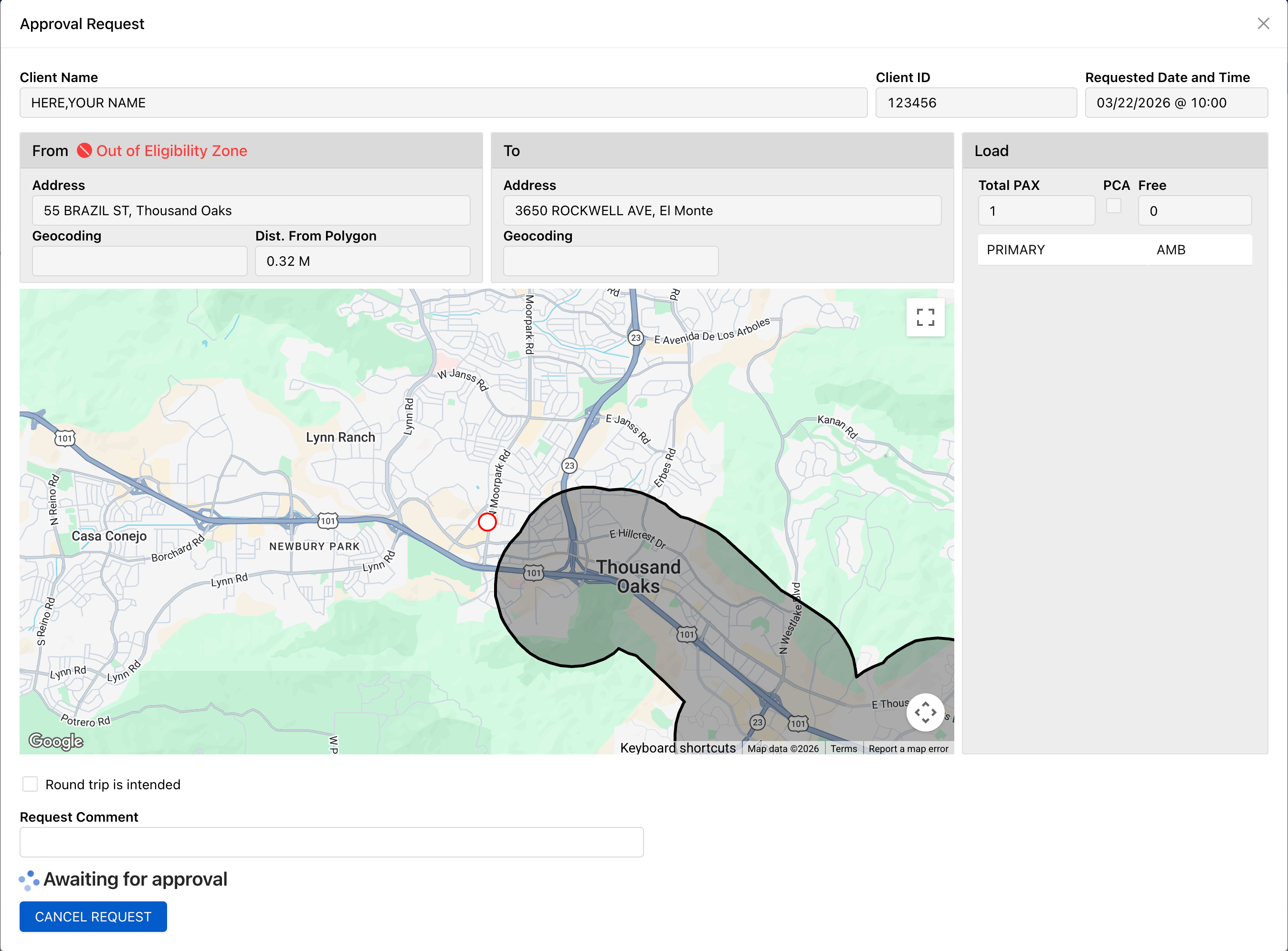Reservations screenshot